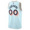 NBA Mænd Trøje San Antonio Spurs Custom 2024-25 Nike City Edition Blå Swingman